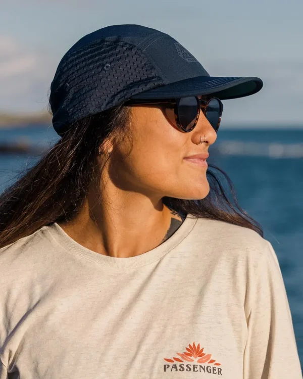 Cheap Passenger Beyond Recycled 5 Panel Cap Deep Navy