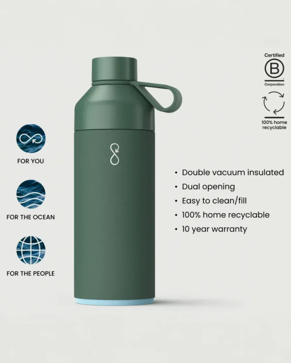 Cheap Floris van Bommel Big Ocean Bottle 1 Litre Passenger Forest Green