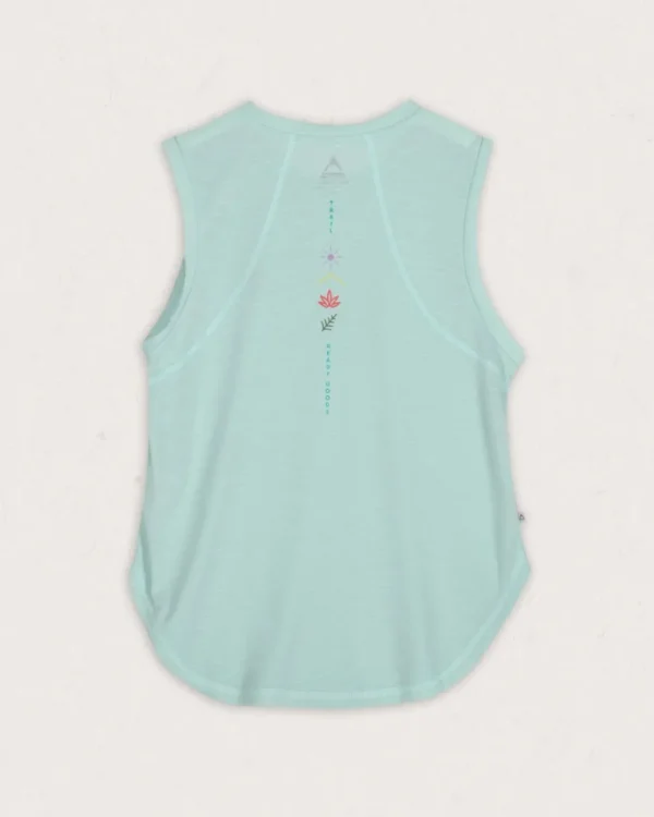 Best Sale Passenger Blue Bird Recycled Active Tank Top Mint Green