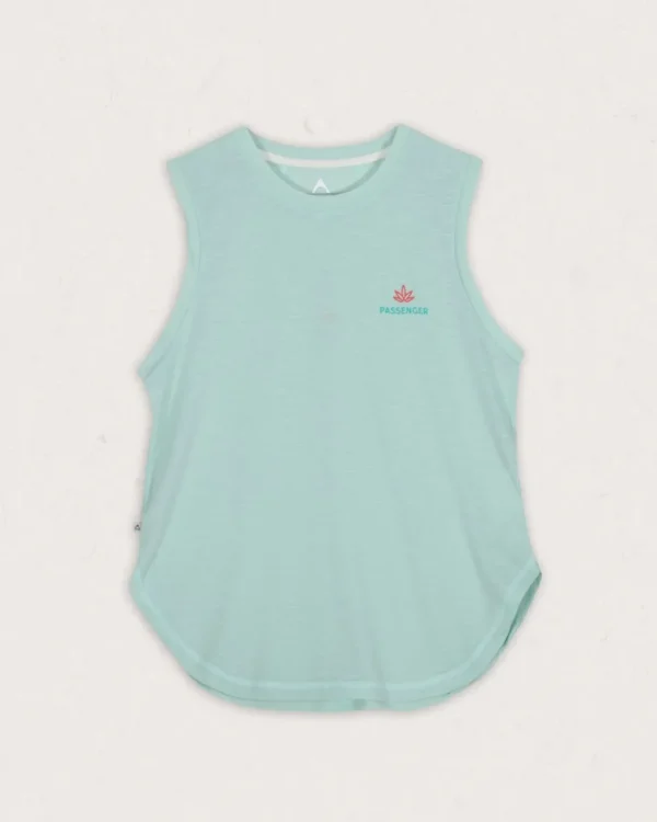 Best Sale Passenger Blue Bird Recycled Active Tank Top Mint Green