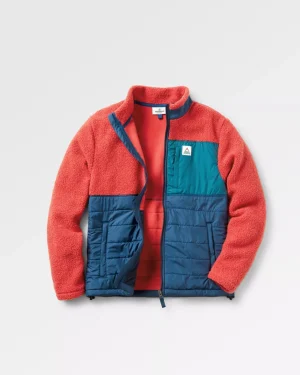 Discount Floris van Bommel Born Explorer Recycled Polar-Lined Sherpa Fleece Cardinal