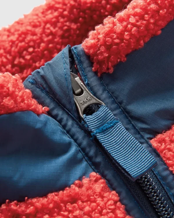 Discount Floris van Bommel Born Explorer Recycled Polar-Lined Sherpa Fleece Cardinal