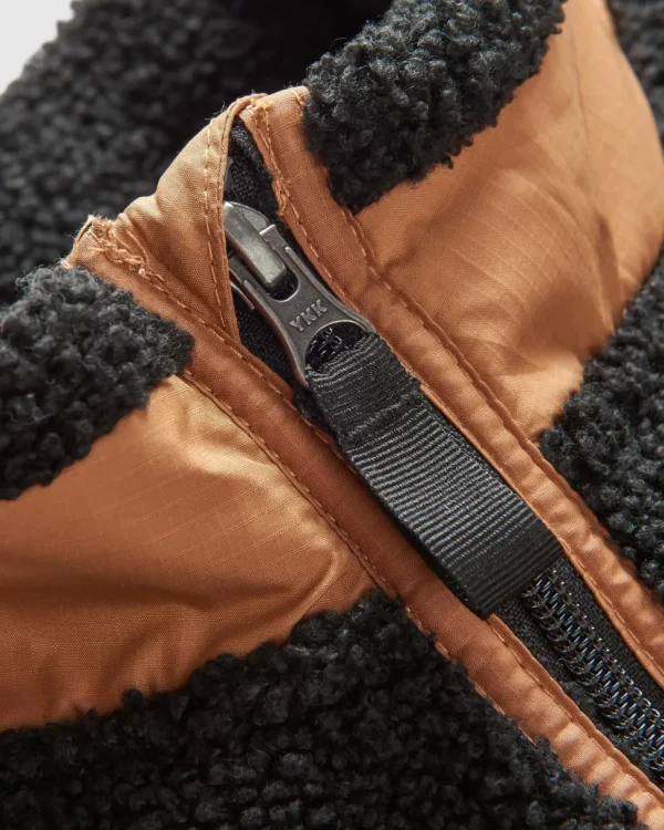Discount Floris van Bommel Born Explorer Recycled Polar-Lined Sherpa Vest Black