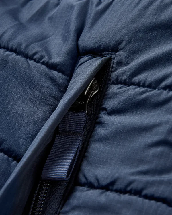 Discount Floris van Bommel Born Explorer Recycled Polar-Lined Sherpa Vest Blue Steel