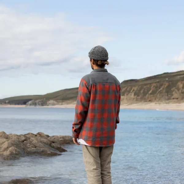 Online Passenger Bozeman Shirt Buffalo Check Orange