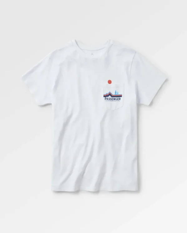New Passenger Branch Out Recycled Cotton T-Shirt White