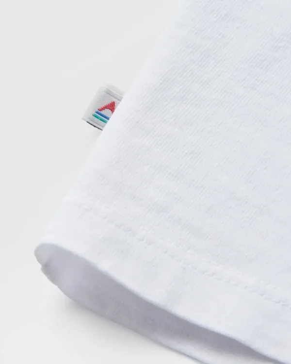 New Passenger Branch Out Recycled Cotton T-Shirt White