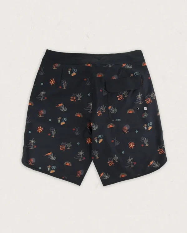 Online Floris van Bommel Breaks Recycled Boardshort Taco Time Black