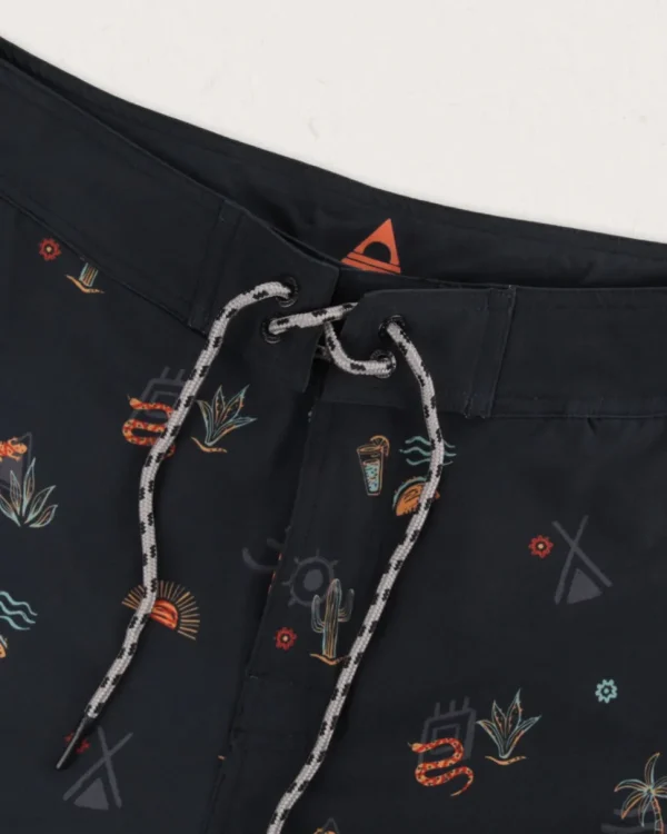 Online Floris van Bommel Breaks Recycled Boardshort Taco Time Black