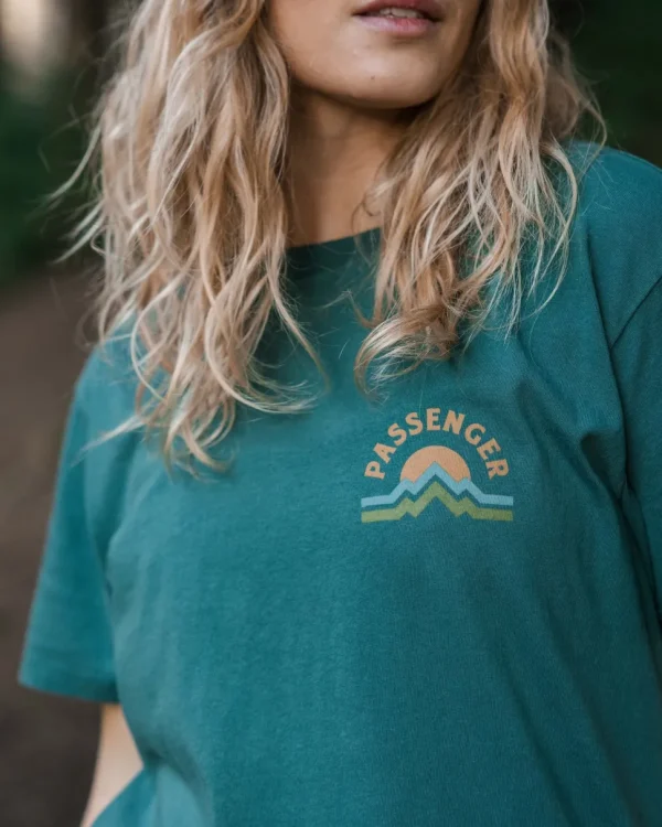 Sale Passenger Breathe Recycled Cotton Oversized T-Shirt Mediterranean