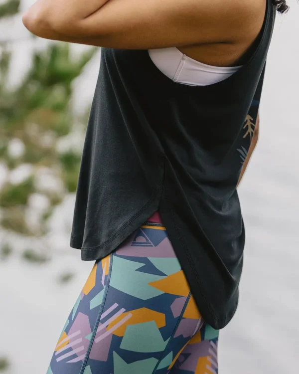Flash Sale Passenger Breezy Recycled Active Tank Top Black