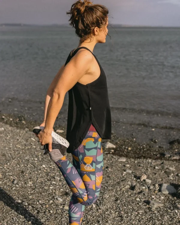 Flash Sale Passenger Breezy Recycled Active Tank Top Black