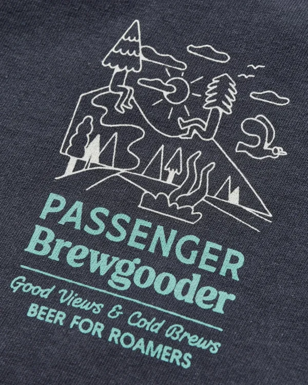 Outlet Passenger Brews  Views T-Shirt X Brewgooder Black