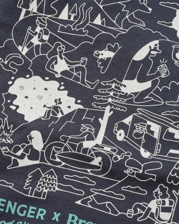 Outlet Passenger Brews  Views T-Shirt X Brewgooder Black