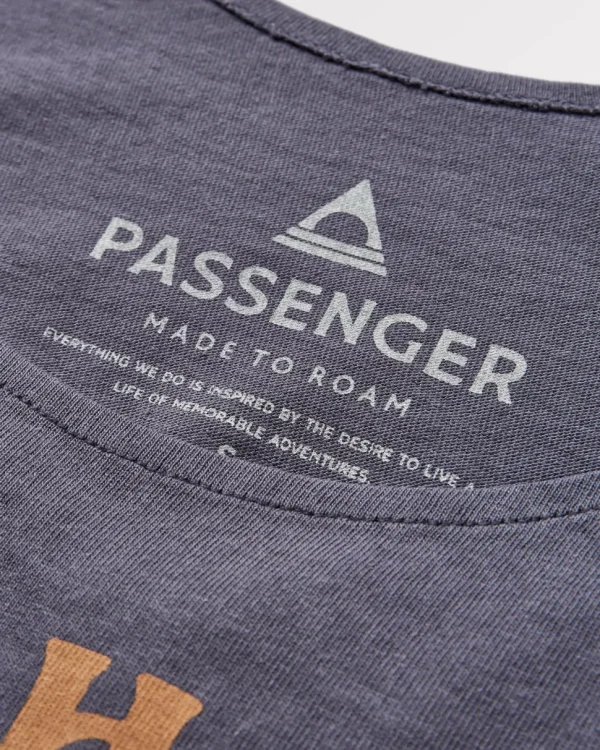 Cheap Passenger Bud Recycled Cotton Vest Charcoal