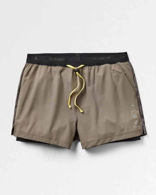 New Passenger Byway Active Recycled Short Dusty Olive
