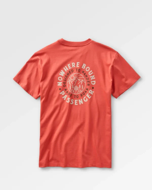 Cheap Passenger Cabin Recycled Relaxed Fit T-Shirt Cardinal