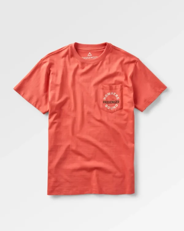 Cheap Passenger Cabin Recycled Relaxed Fit T-Shirt Cardinal