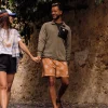 Best Floris van Bommel Cali Recycled Swim Short Sunshine Tangerine