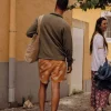 Best Floris van Bommel Cali Recycled Swim Short Sunshine Tangerine