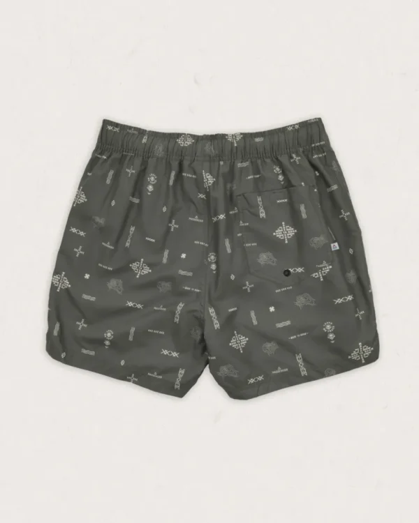 Cheap Floris van Bommel Cali Recycled Swim Short Olive Made To Roam