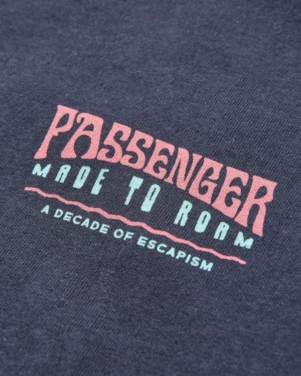 Fashion Passenger Canelazo Recycled Cotton T-Shirt Black