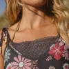 Flash Sale Passenger Cascade Cami Black Flower Burst