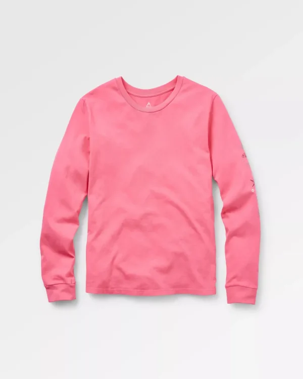 New Passenger Chica Recycled Cotton LS T-Shirt Soft Rose