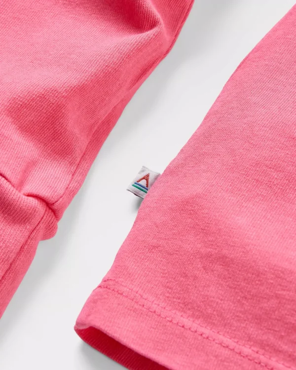 New Passenger Chica Recycled Cotton LS T-Shirt Soft Rose
