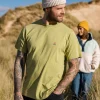 Best Passenger Classic Logo Recycled Cotton T-Shirt Fern