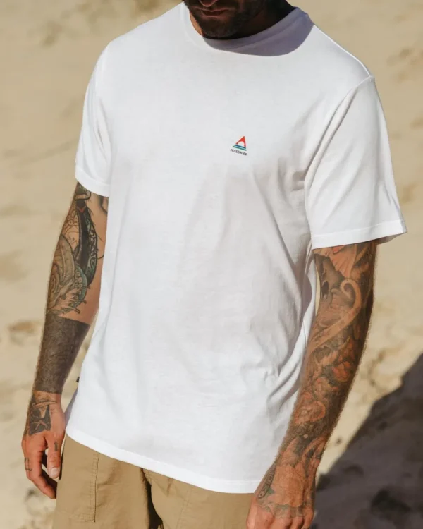 Best Passenger Classic Logo Recycled Cotton T-Shirt White