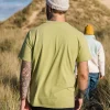 Best Passenger Classic Logo Recycled Cotton T-Shirt Fern