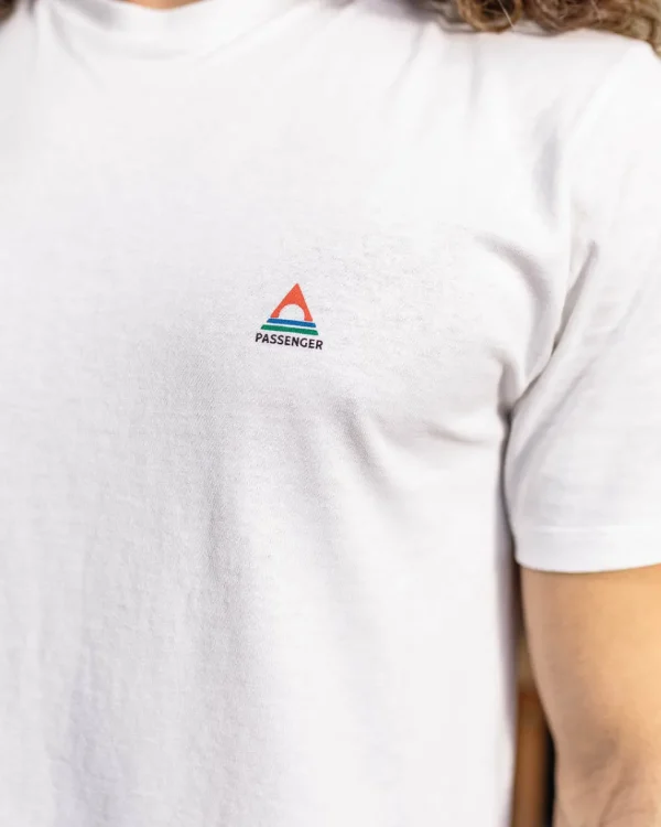 Best Passenger Classic Logo Recycled Cotton T-Shirt White