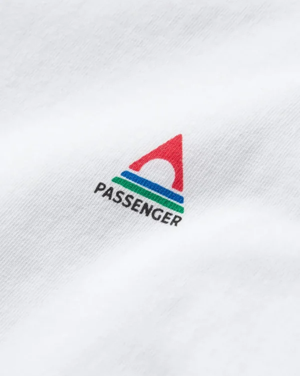 Best Passenger Classic Logo Recycled Cotton T-Shirt White