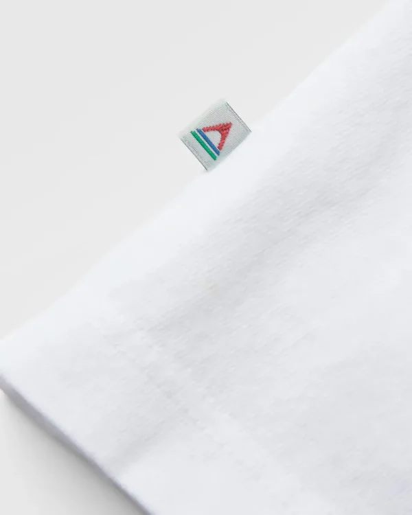 Best Passenger Classic Logo Recycled Cotton T-Shirt White