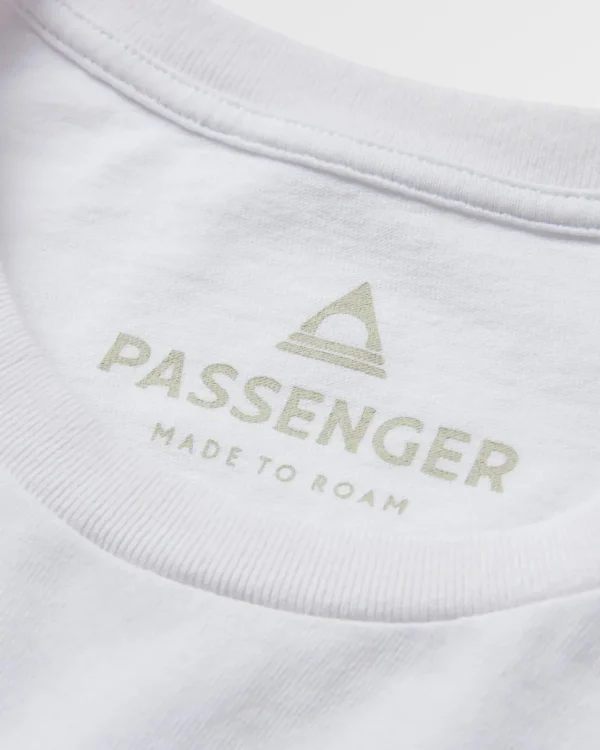 Best Passenger Classic Logo Recycled Cotton T-Shirt White