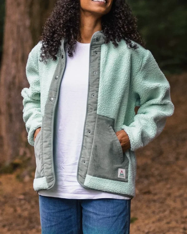 Discount Passenger Clover Recycled Deep-Pile Sherpa Fleece Surf Spray