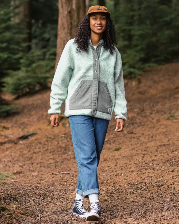 Discount Passenger Clover Recycled Deep-Pile Sherpa Fleece Surf Spray