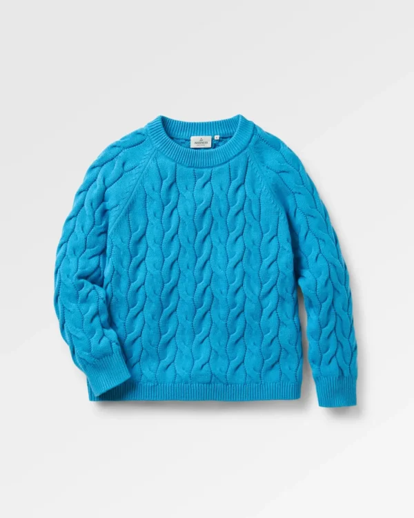 Cheap Passenger Comfort Organic Knitted Jumper Atlantic Blue