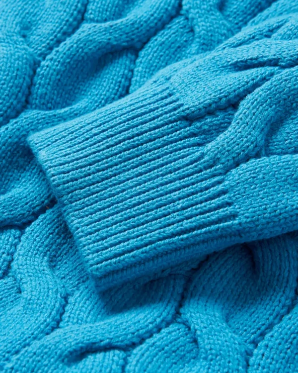 Cheap Passenger Comfort Organic Knitted Jumper Atlantic Blue