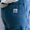 Cheap Passenger Compass Elasticated Waist Pants Washed Denim