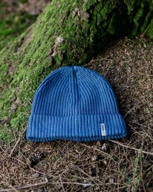 Clearance Floris van Bommel Compass Recycled 2.0 Beanie Moonlight Blue