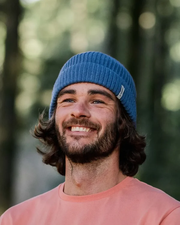 Clearance Floris van Bommel Compass Recycled 2.0 Beanie Moonlight Blue