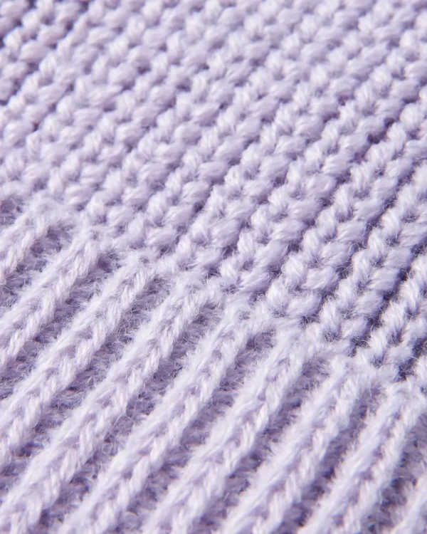 Clearance Floris van Bommel Compass Recycled Beanie Lilac Mist