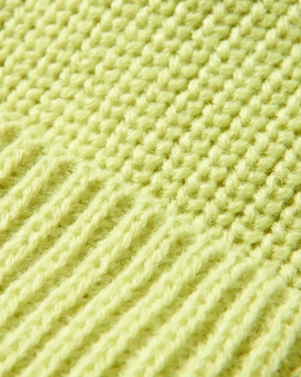 Hot Floris van Bommel Compass Recycled Beanie Lime Juice