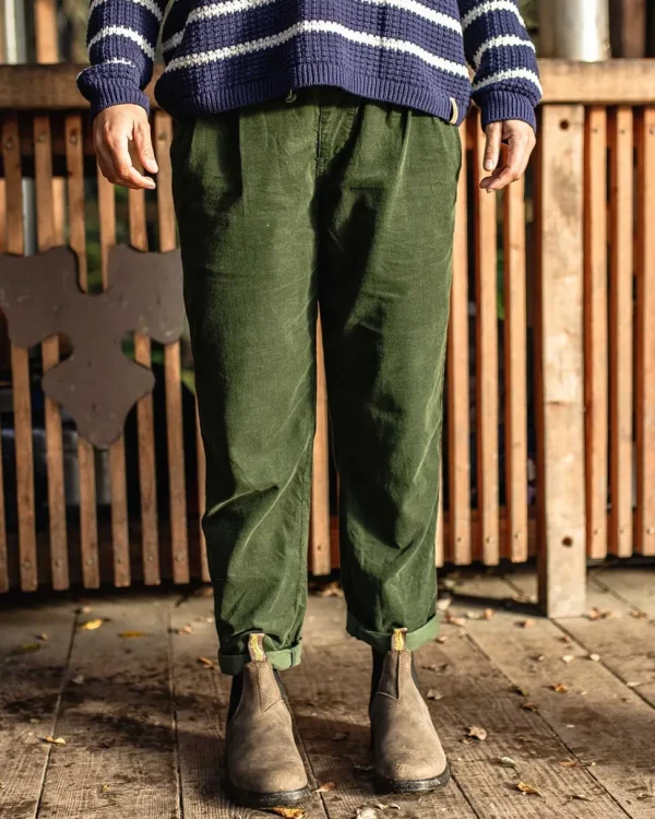 Clearance Passenger Compass Recycled Corduroy Pants Fir Tree