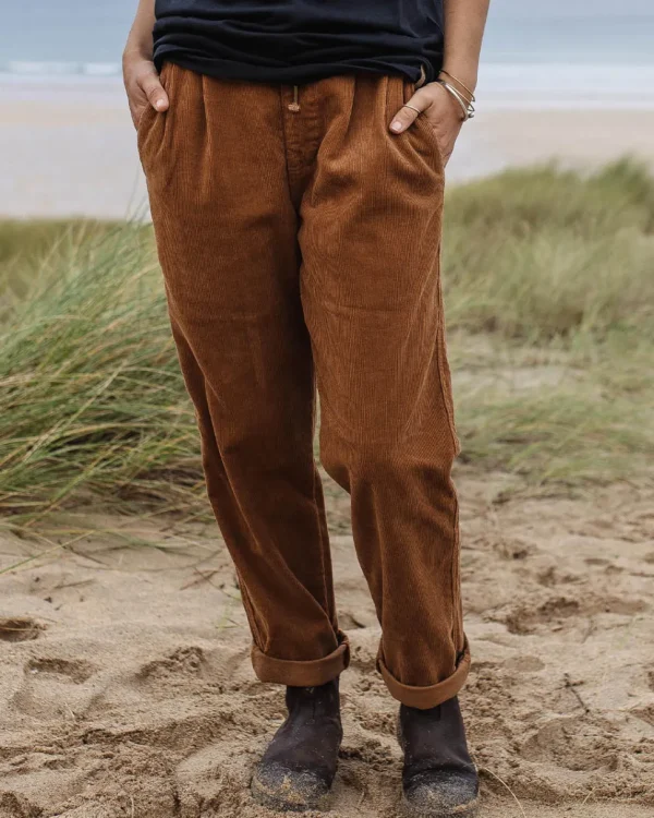 Cheap Passenger Compass Recycled Corduroy Pants Coconut