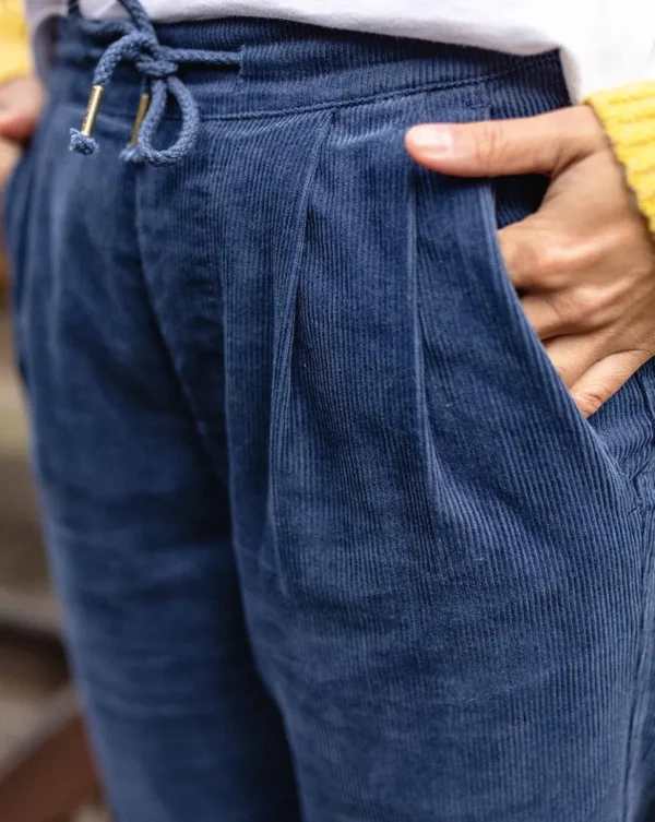 Best Sale Passenger Compass Recycled Corduroy Pants Dark Denim