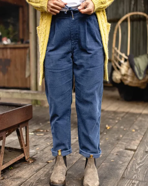 Best Sale Passenger Compass Recycled Corduroy Pants Dark Denim