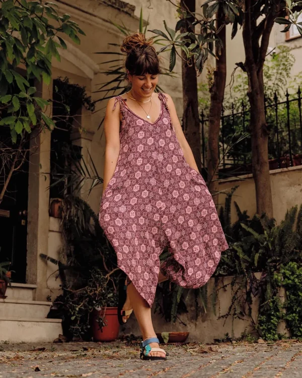 Hot Passenger Copetín Jumpsuit Tile Wine